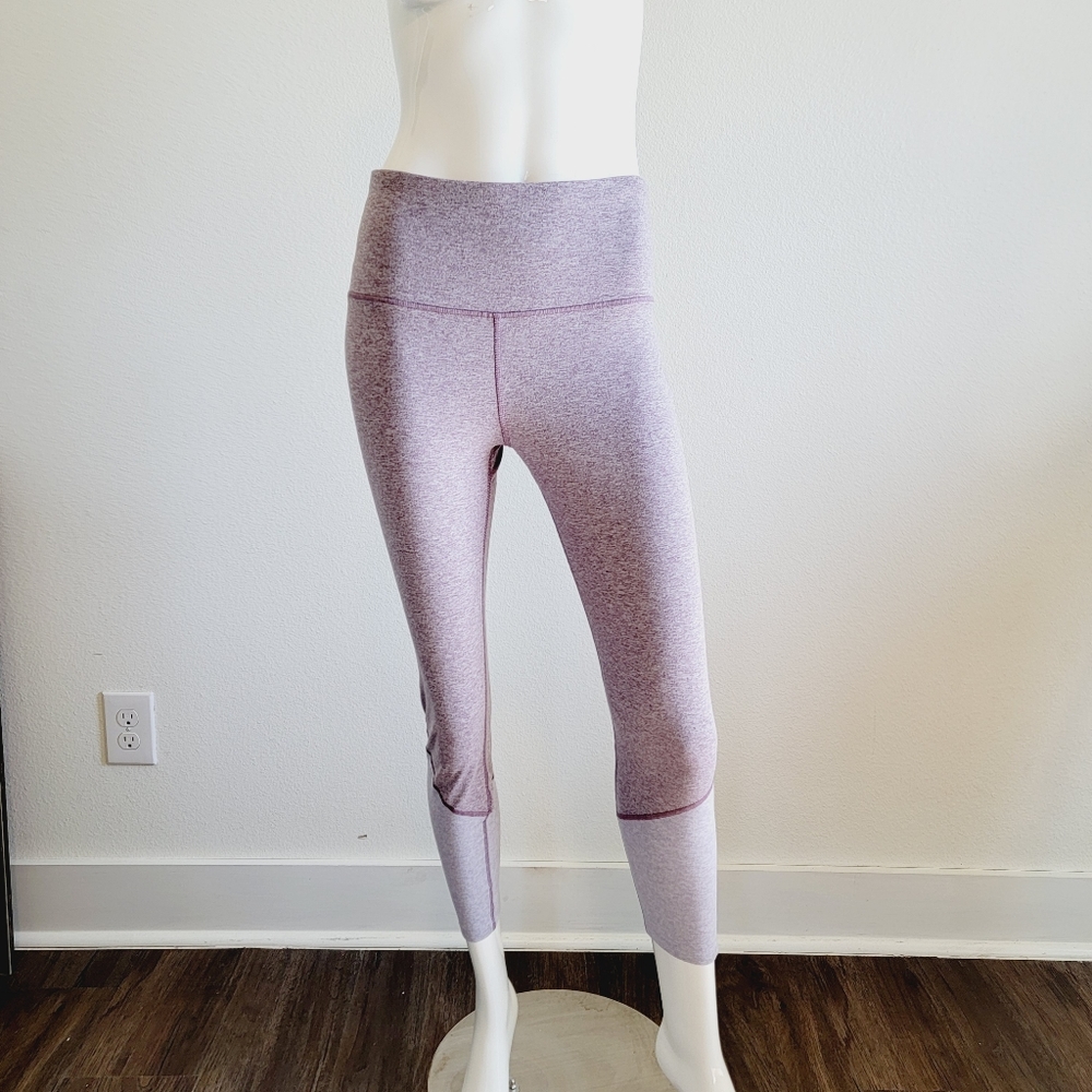 Zobha High Waist 7/8 Leggings Two-Tone Purple Leggings Sz M